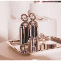 Accessoires De Table*Christofle Salière et poivrière en métal argenté