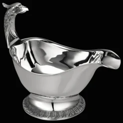 Accessoires De Table*Christofle Saucière grand modèle en métal argenté
