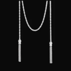 Colliers Et Pendentifs Femme*Christofle Sautoir à Nouer en argent massif