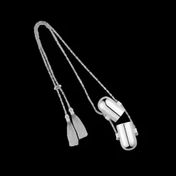 Colliers Et Pendentifs Femme*Christofle Sautoir à étui pour rouge à lèvres en argent massif