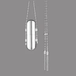 Colliers Et Pendentifs Femme*Christofle Sautoir à étui pour rouge à lèvres en argent massif