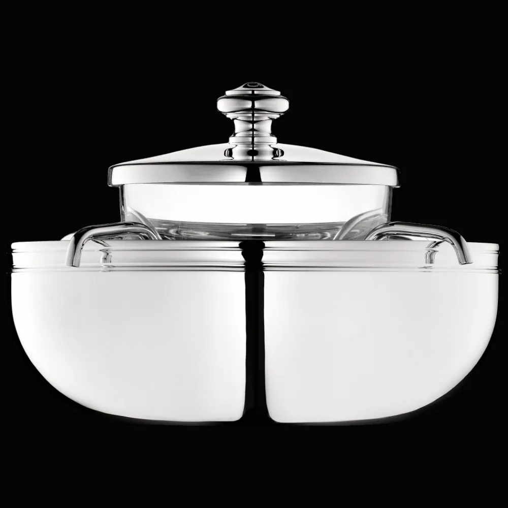 Accessoires De Table|Plats*Christofle Service à caviar et métal argenté