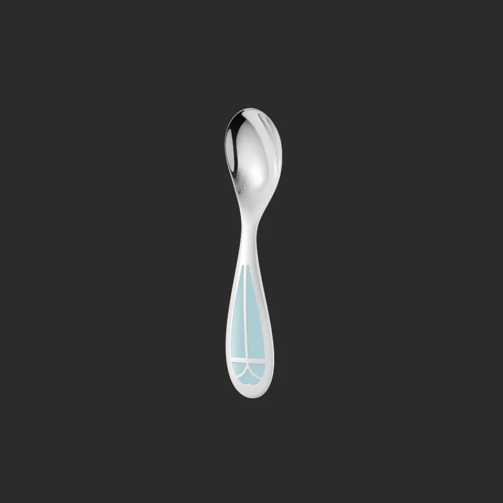 Cadeaux Personnalisables|Cadeaux Enfants*Christofle Set cuillère et fourchette naissance en métal argenté - Ice Blue