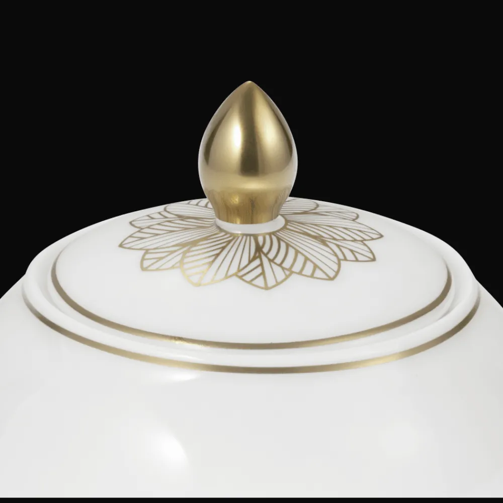 Cadeaux Thé Et Café|Accessoires Thé Et Café*Christofle Sucrier 30 cl en porcelaine finition Or