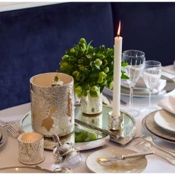 Plateaux Et Vide-Poches|Accessoires De Table*Christofle Surtout Plateau Demi-Cercle en métal argenté