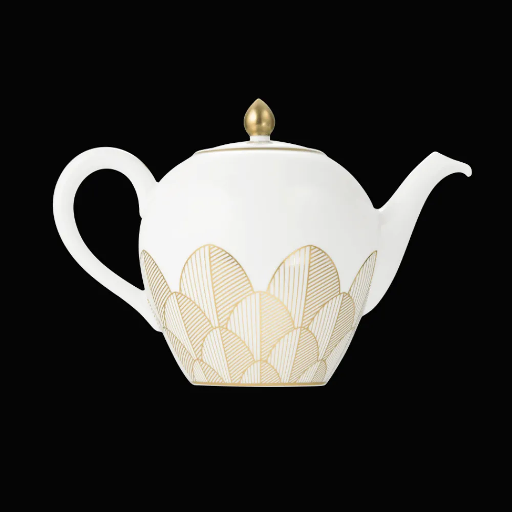 Cadeaux Thé Et Café|Accessoires Thé Et Café*Christofle Théière boule 1,5L en Porcelaine - Or