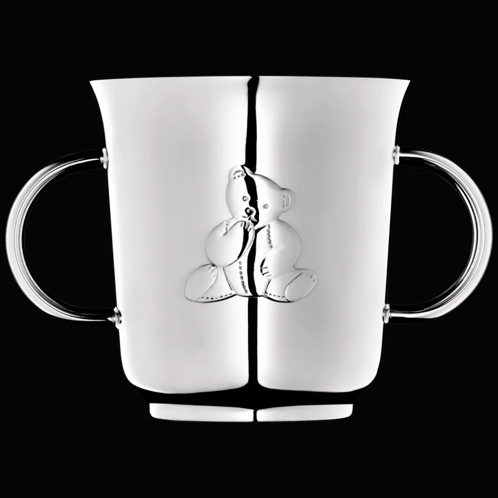 Cadeaux Personnalisables|Cadeaux Pour La Maman*Christofle Timbale 2 anses en métal argenté