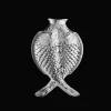 Vases*Christofle Vase Forme poisson en métal argenté